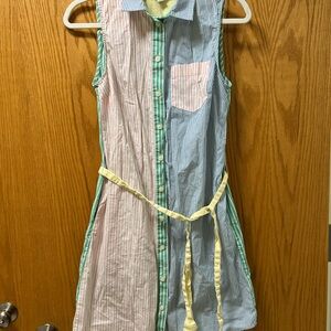 Striped Shirt Dress with Belt from J.Crew